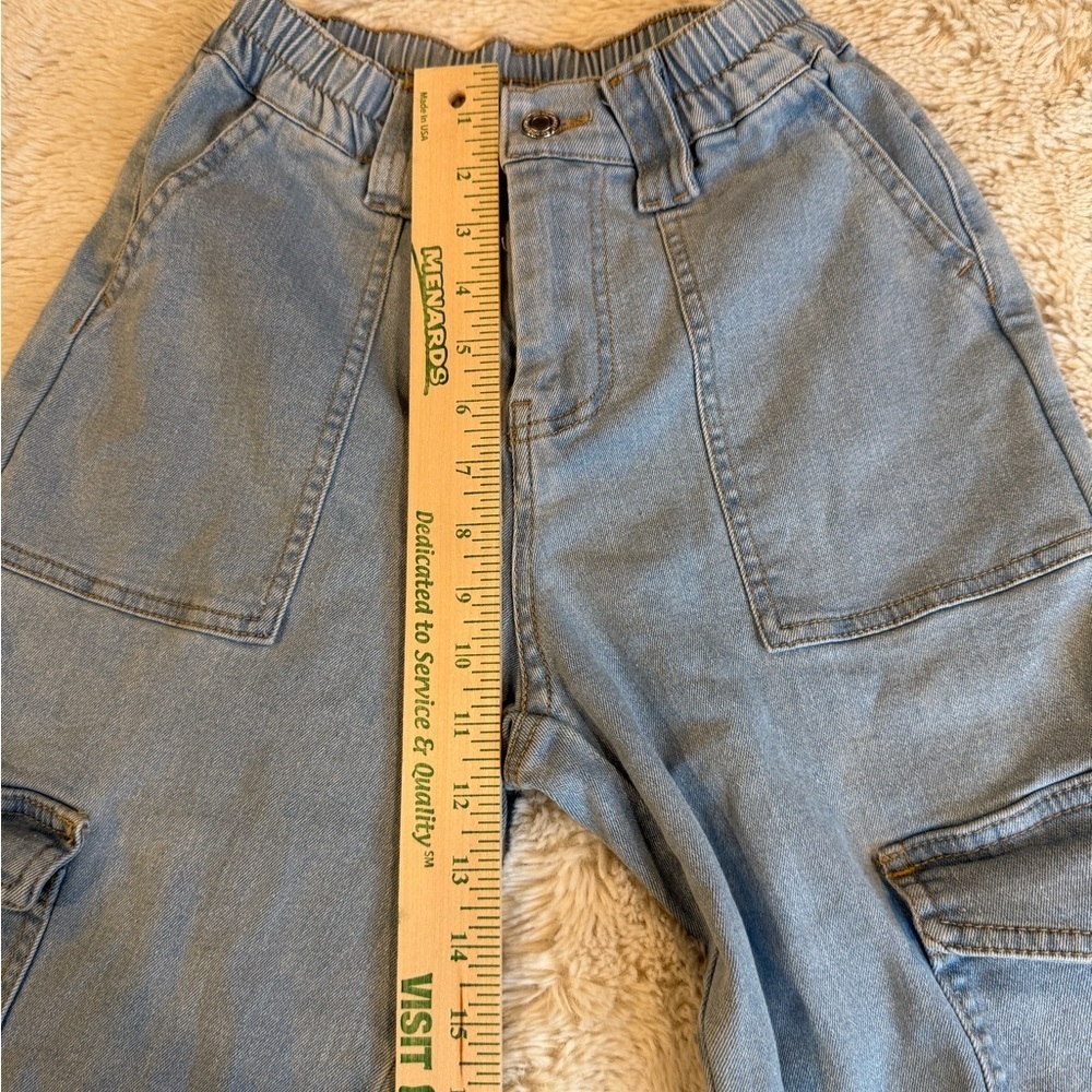 No Boundaries Light Blue Cargo Pants - Picture 7 of 9